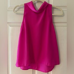Hutch Fuchsia Sleeveless Blouse